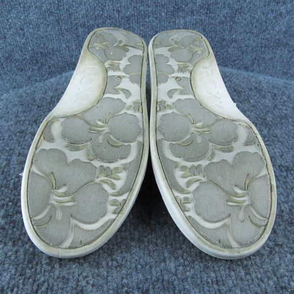 ROXY Women Sneaker Shoes Pink Fabric Slip On Size 4 Medium - Picture 10 of 10